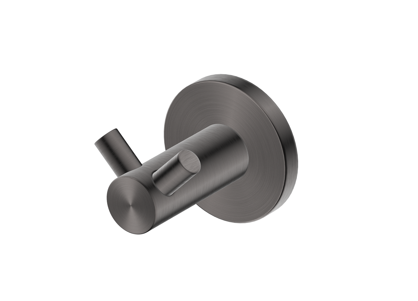 Mica Double Robe Hook - Gunmetal