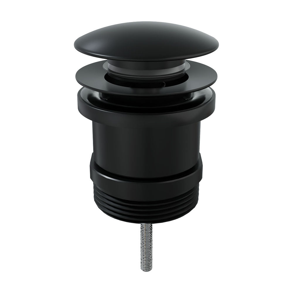 Universal Pop-Up / Pull-Out Basin Waste, Matte Black