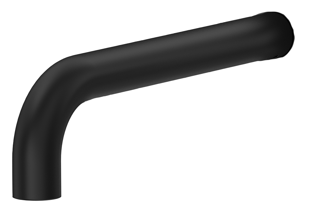 Mica Combo Mixer Curved Spout Upgrade - 150/240mm - Black / 150mm