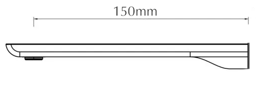 Tiago Combo Mixer Spout Upgrade - 150/240mm - image 1