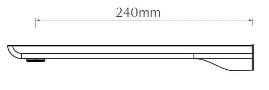 Tiago Combo Mixer Spout Upgrade - 150/240mm - image 6