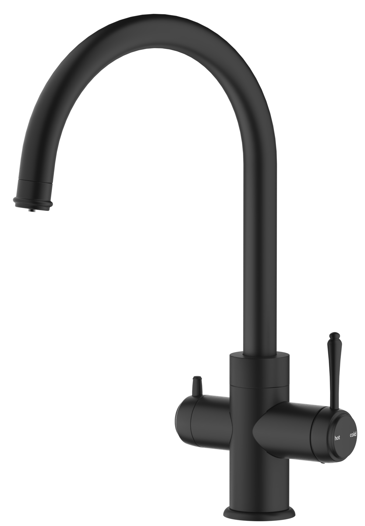 Mica Heritage 3-Way Filter Sink Mixer - Black