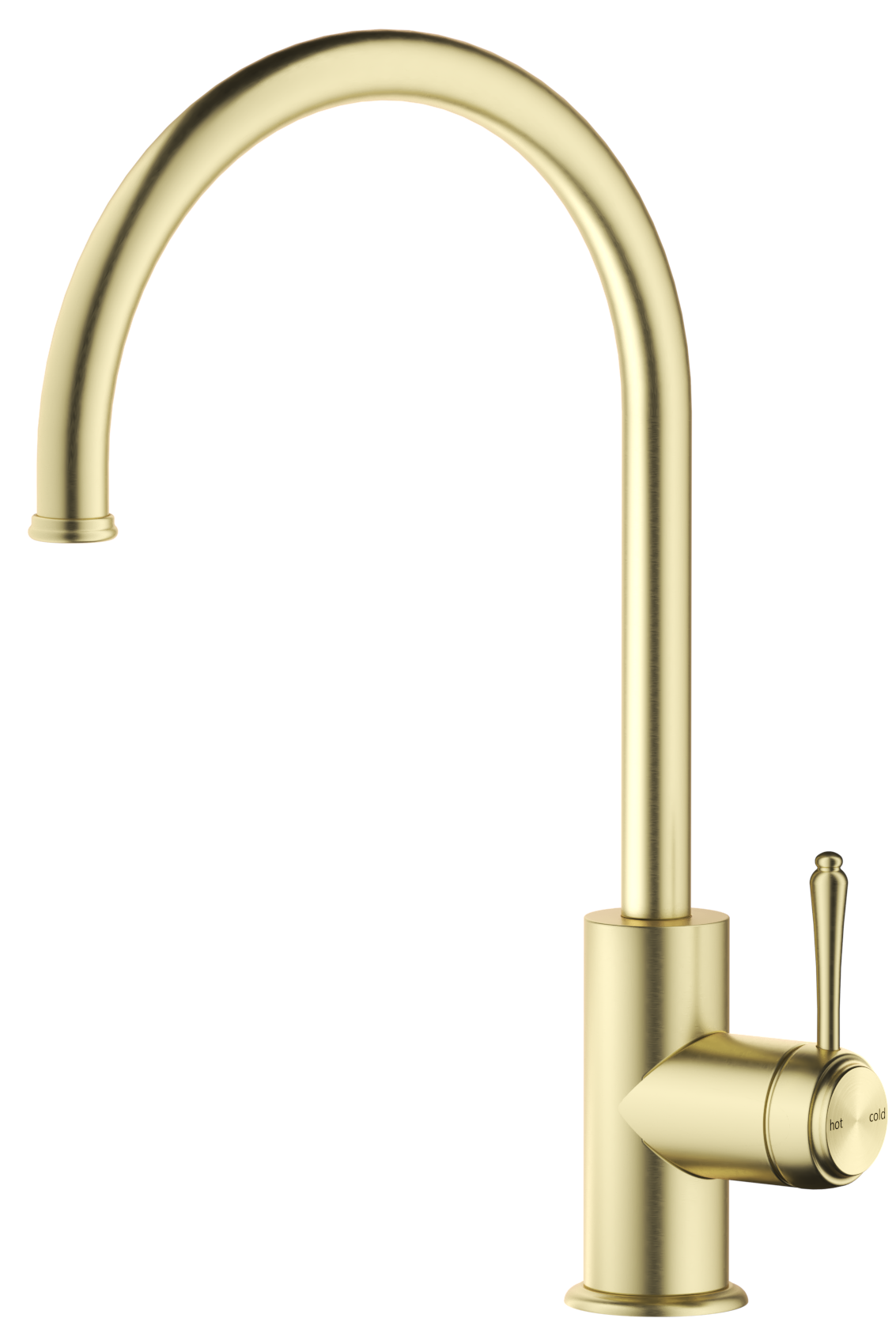 Mica Heritage Gooseneck Sink Mixer - French Gold