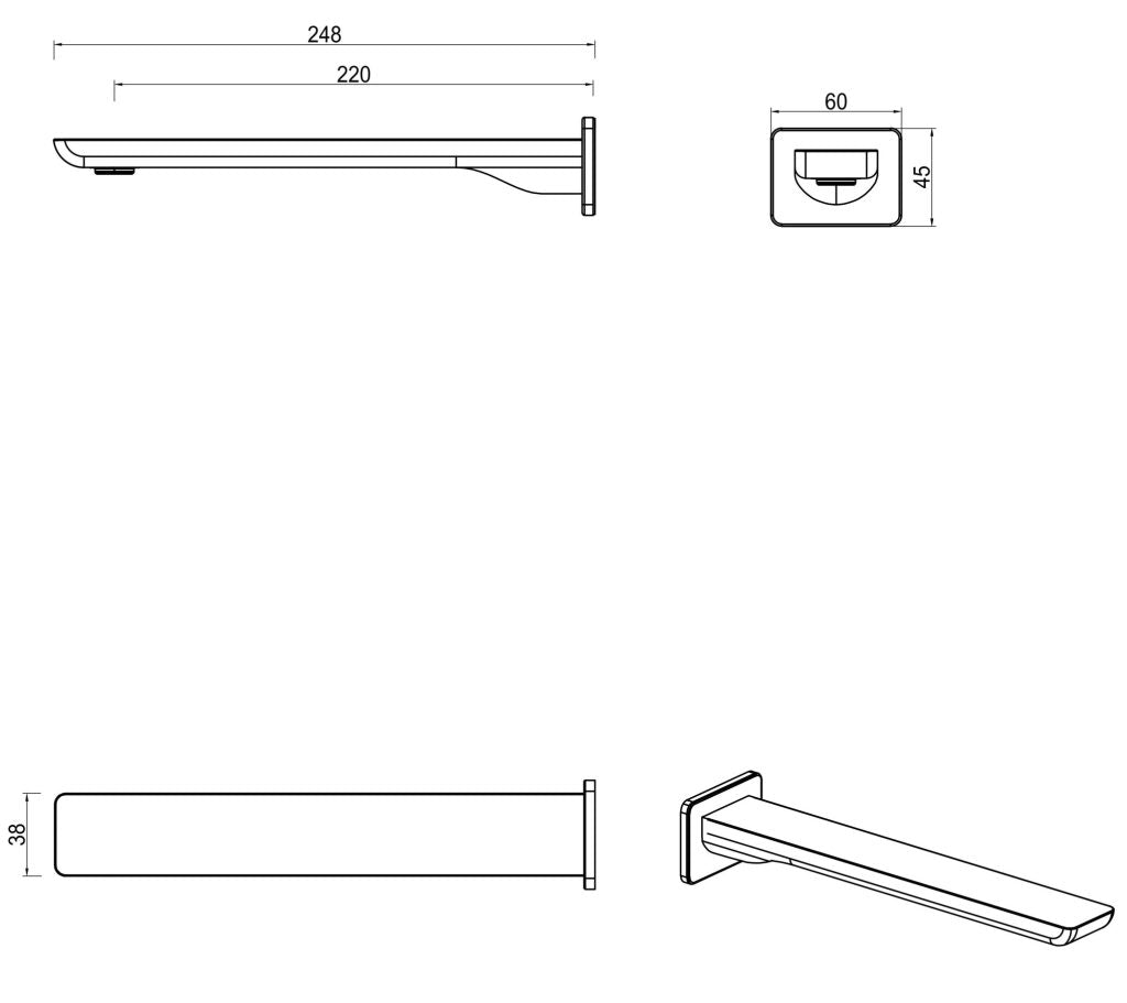 Tiago Bath Spout - image 3