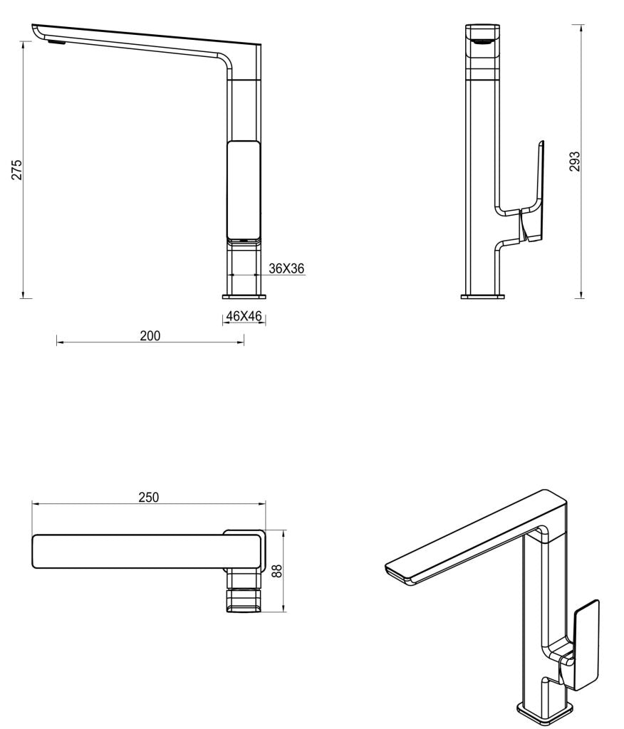 Tiago Sink Mixer - image 3