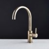 Faucet Pegasi M Sink Mix Curve 220 Ant Brass Light
