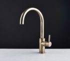 Faucet Pegasi M Sink Mix Curve 220 Ant Brass Light