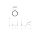 4600 Series Glass Tumbler + Holder 02