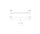 4600 Series Towel Rail Single 02