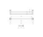 8500 Series Towel Rail Double 02