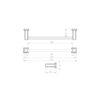 8500 Series Towel Rail Single 02