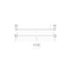 8500 Series Towel Rail Single 03