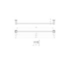 8500 Series Towel Rail Single 04