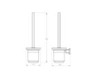 8500 Series Toilet Brush Holder 02