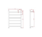 Argo Towel Ladder 650mm 02