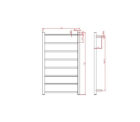 Argo Towel Ladder 920mm 02