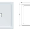 Decina Luna Showerbase Center 100x100 Specs