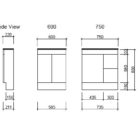 Ensuite Floorstanding Dwg