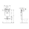 Fienza Caroline Wall Faced Pan + Geberit Inwall Cistern 07