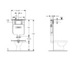 Fienza Koko Wall Faced Pan + Geberit Inwall Cistern 06