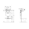 Fienza Lambada Wall Faced Pan + Geberit Inwall Cistern 07