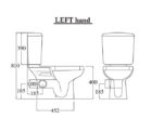 Fienza Liwa Skew Pan Toilet Suite 02
