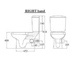 Fienza Liwa Skew Pan Toilet Suite 03