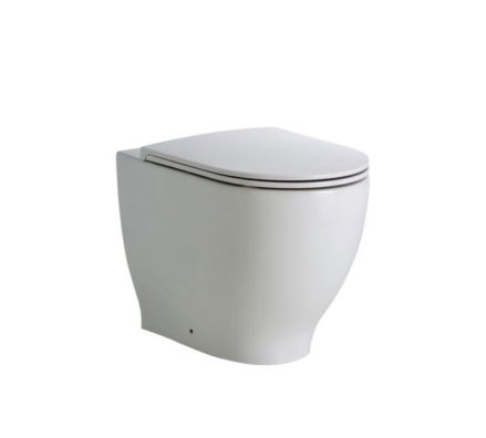 Fienza Moon Wall Faced Pan + R&t Inwall Cistern 08