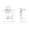 Fienza Moon Wall Faced Pan + Geberit Inwall Cistern 07