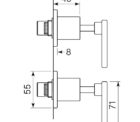 Faucet Chisel D Wall Tap Pr Lever Specs