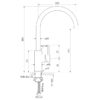 Faucet Pegasi M Basin Mix Curve 160 Specs