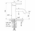 Faucet Pegasi M Basin Mix Specs