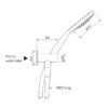 Faucet Pegasi Hand Shower 100 Specs
