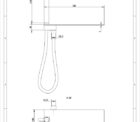 Fienza 433.104 Empire Shower And Integrated Shelf