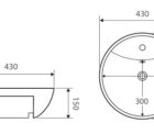 Fienza Betty Semibasin Specs