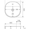 Fienza Chica 405 Basin Specs