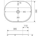 Fienza Chica 500 Basin Specs