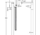 Fienza Jet 217.113 Floormount Mixandshower Specs