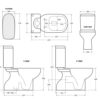 Fienza Liwa Toilet Suite Specs