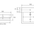 Fienza Lowprofile Semiinset Basin Tr4034a Specs