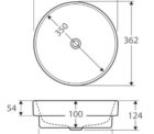 Fienza Reba Semiinset Basin Rb3134d1 Specs