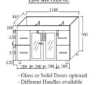 Fienza Uni 1200 Legs Specs