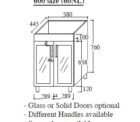 Fienza Uni 600 Legs Specs