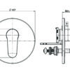 Fima Series22 Wallmixdiv F3839x2 Technical Drawing
