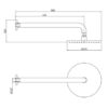 Ga Fontana Round Horizontal Shower Rohs1 Specs