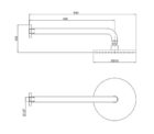 Ga Fontana Round Horizontal Shower Rohs1 Specs