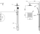 Ga Monza Square Twin Shower Rhb06 Specs