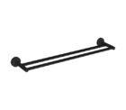 Hustle Towel Rail Double Matte Black 01