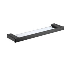 Komo Glass Shelf Matte Black 01