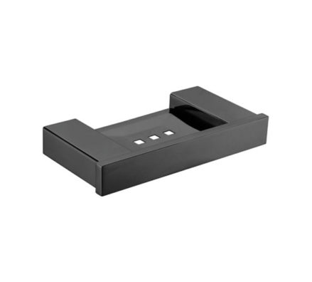 Komo Soap Holder Matte Black 01